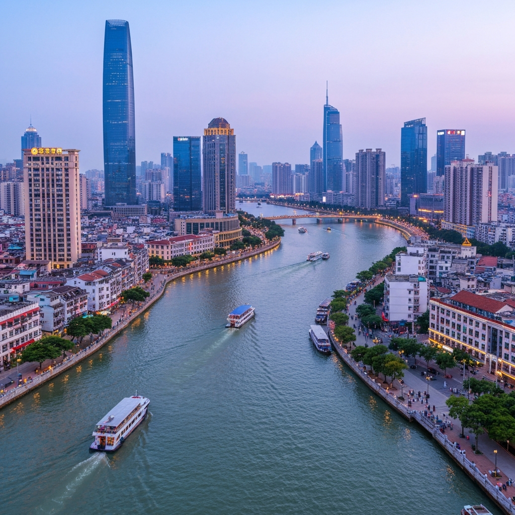 Xiamen Gulangyu Island aerial