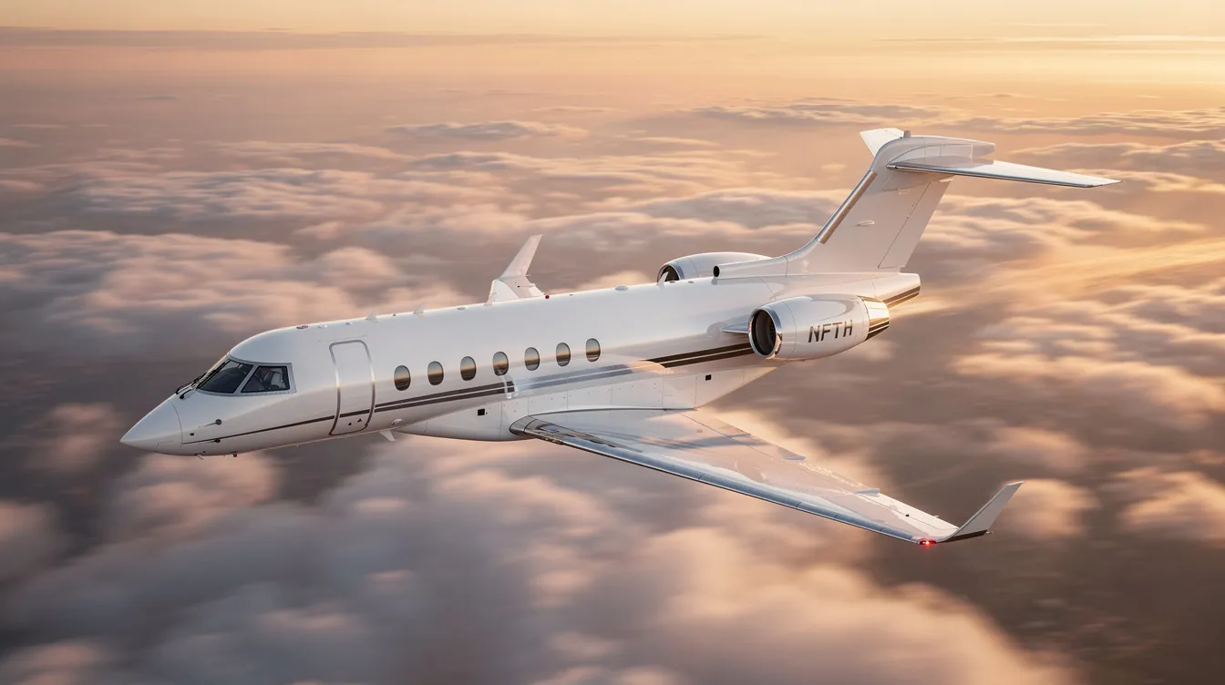The image depicts a sleek private jet, similar to those often associated with prominent figures like Joel Osteen, pastor of Lakewood Church, known for his prosperity gospel. The aircraft is parked at an airport, ready for takeoff, symbolizing the connection between faith, travel, and the financial support from donations within the Christian community.