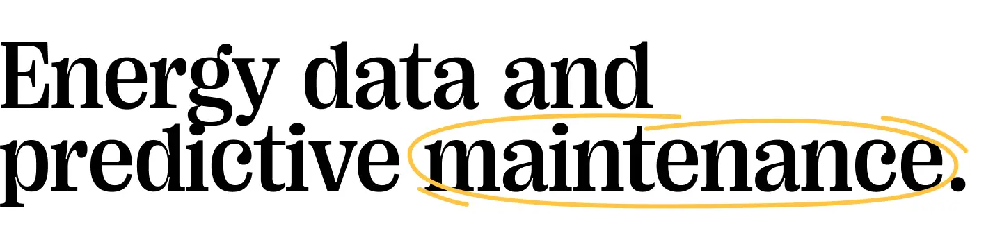 Quote: Energy data and predictive maintenance