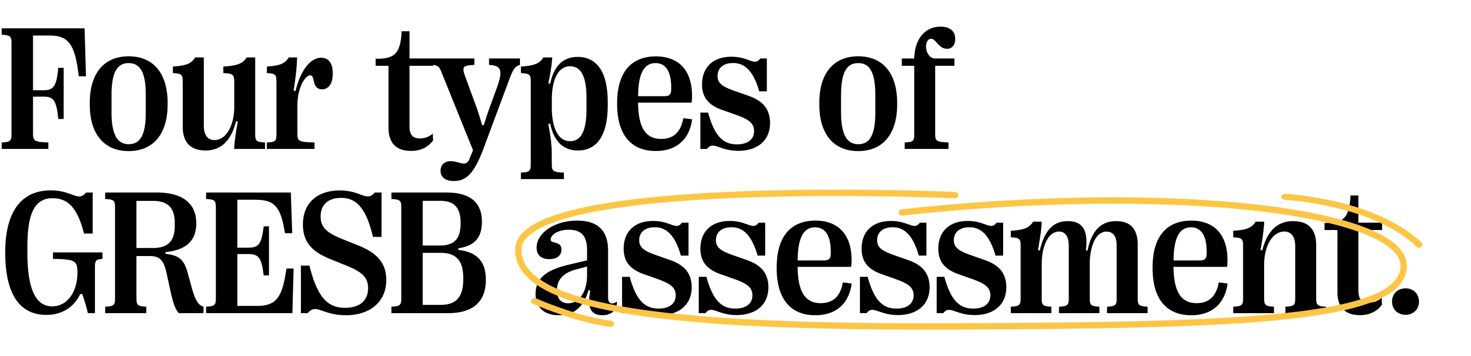 Quote: Four types of GRESB assessment