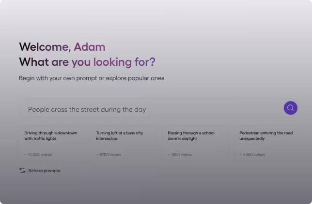 data retrieval platform ui
