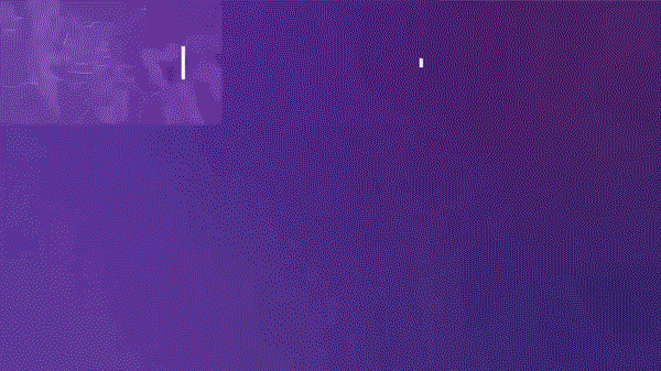 Animated GIF showing U.S. states lighting up sequentially from west to east on a purple background.