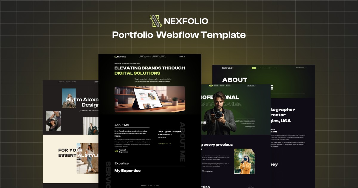 Nexfolio - Webflow HTML Website Template