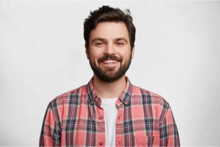 Man smile image