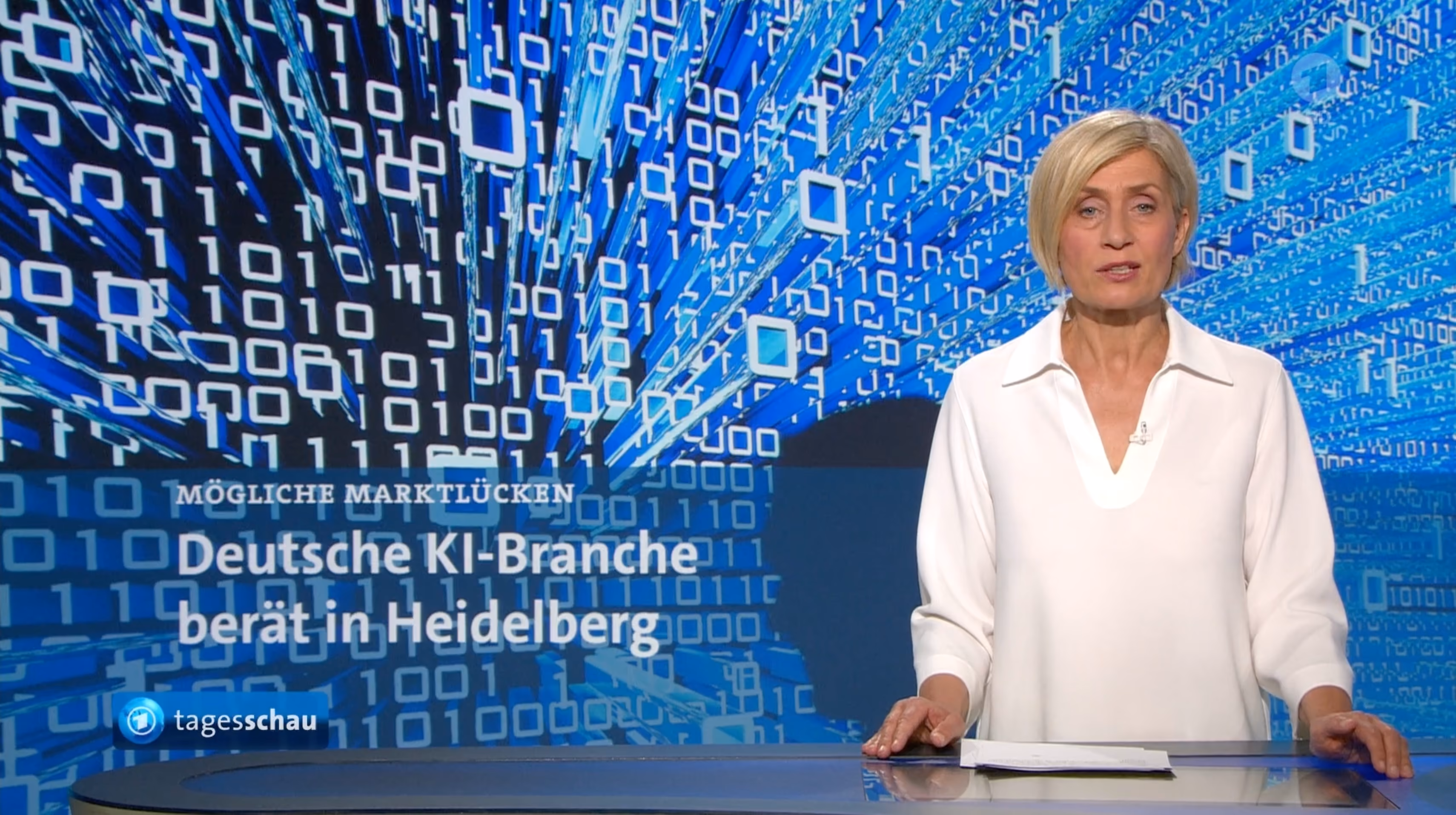 Tagesschau-Beitrag: Deutsche KI-Branche berät in Heidelberg