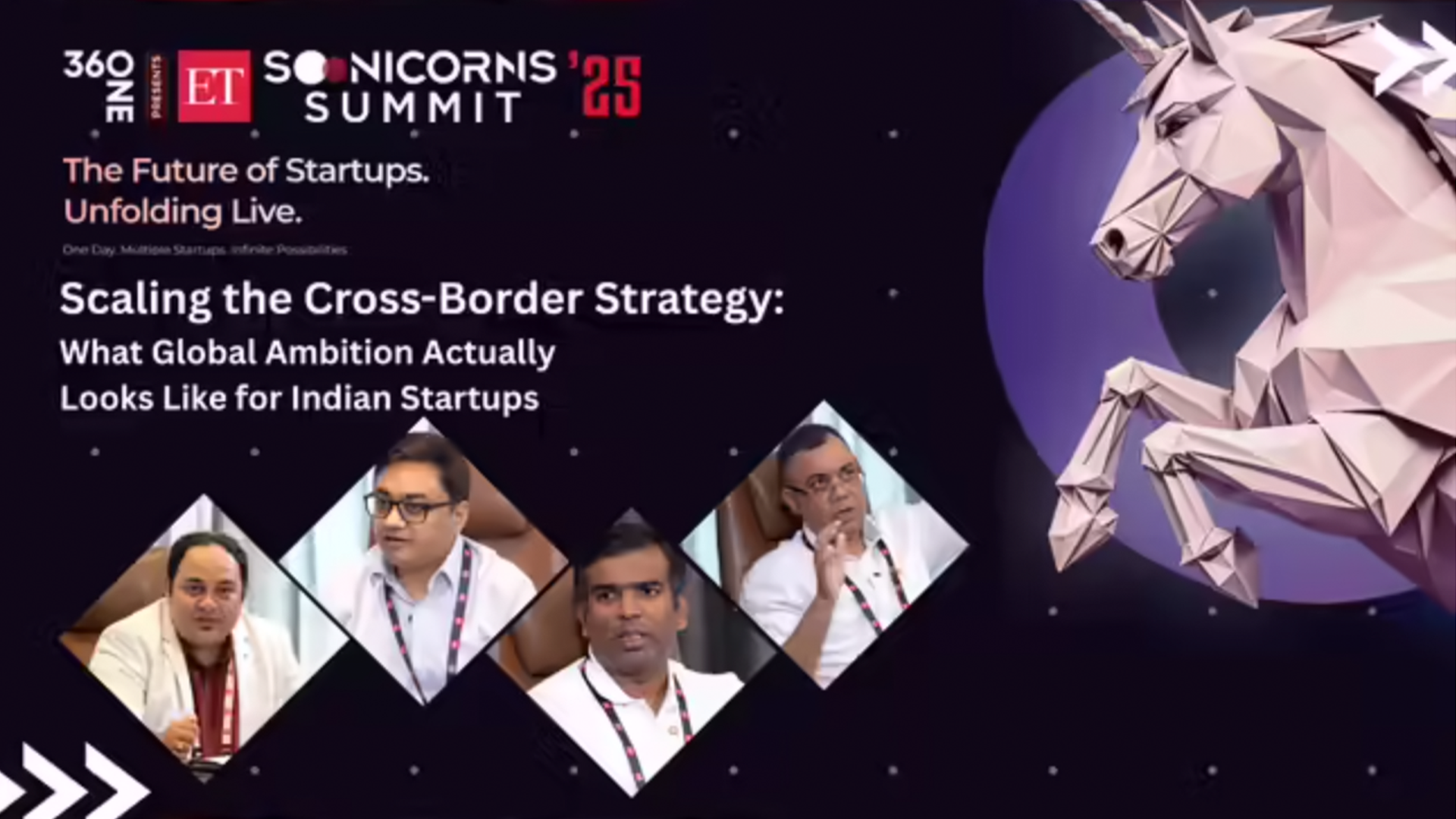 ET Soonicorns Summit 2025 - The cross-border scale playbook for Indian startups