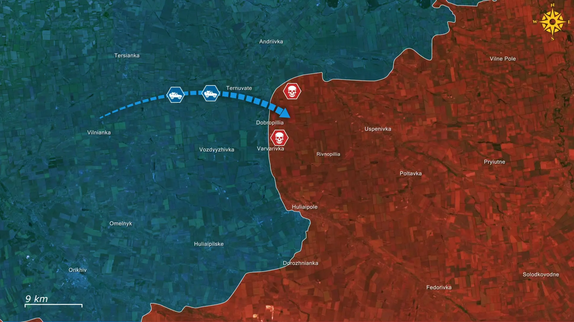 Percée profonde: les Ukrainiens brisent les défenses russes à Houliaïpolé 