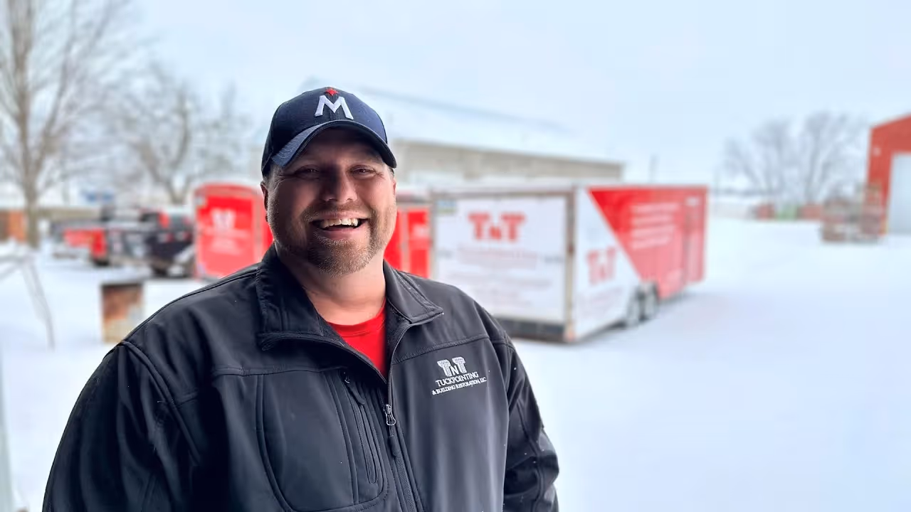 Josh Smyser, Owner of TNT Tuckpointing and Building Restoration