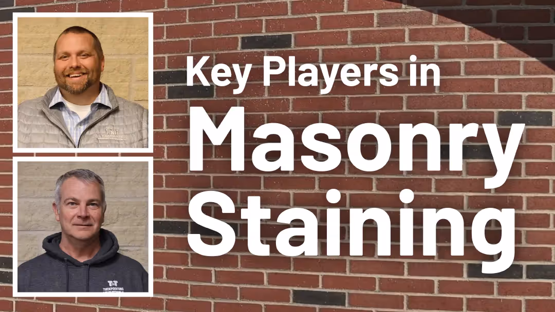 Our masonry staining operations are led by Josh Smyser, our CEO, and Jason Burg, who joined our team in late 2023 bringing over 30 years of masonry restoration experience.