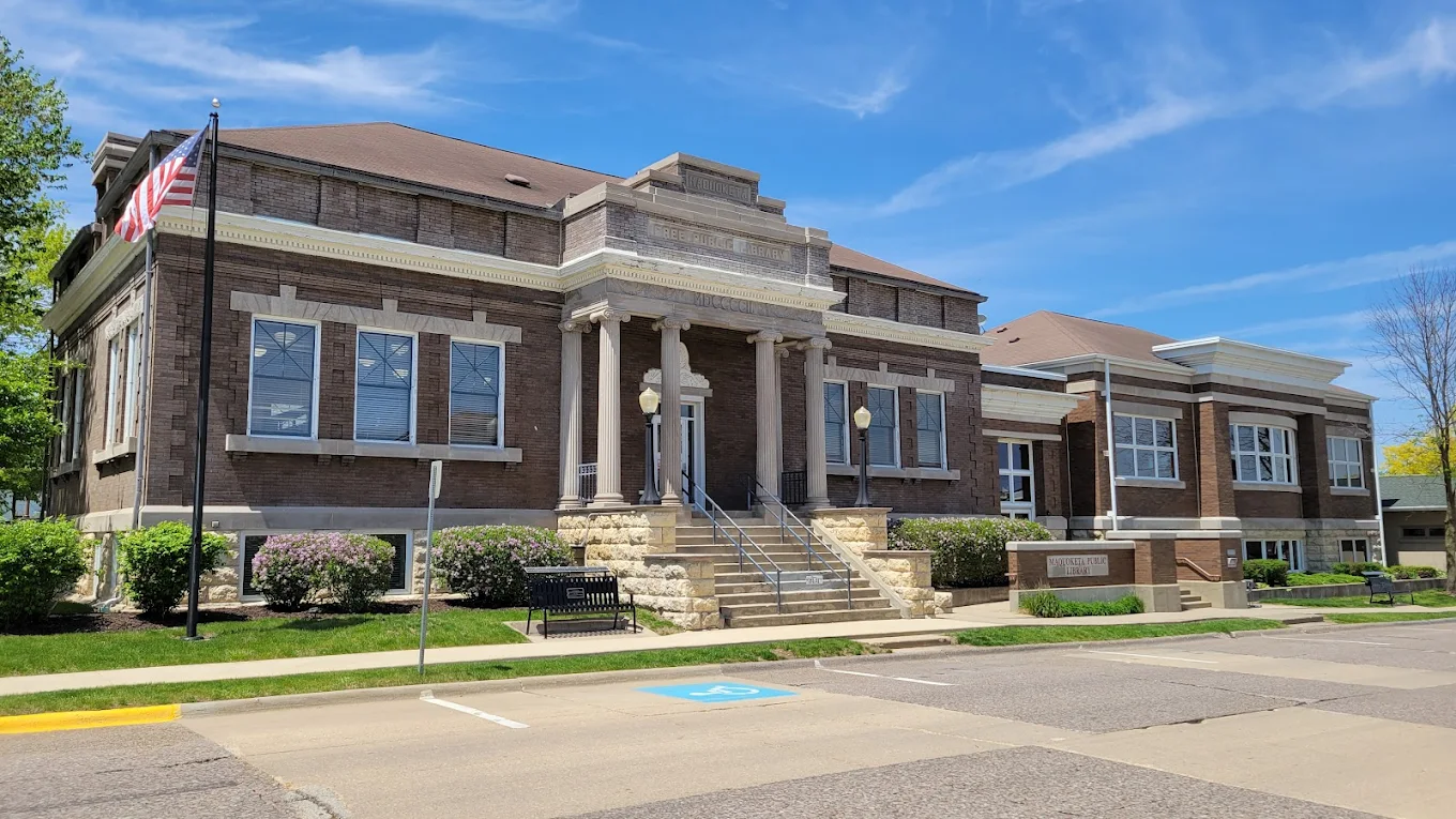 Library building restoration photo for nip and tuck article