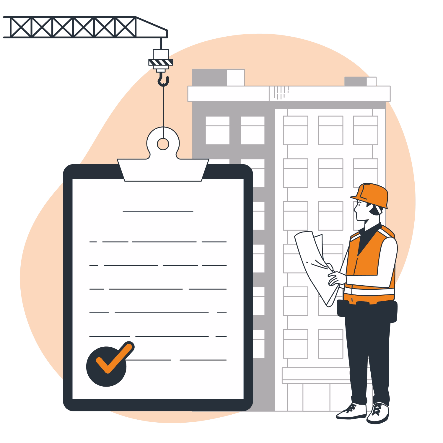 Upload policy documents for a free construction risk profile review.