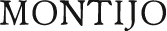 Logo du mot MONTIJO en lettres majuscules noires.