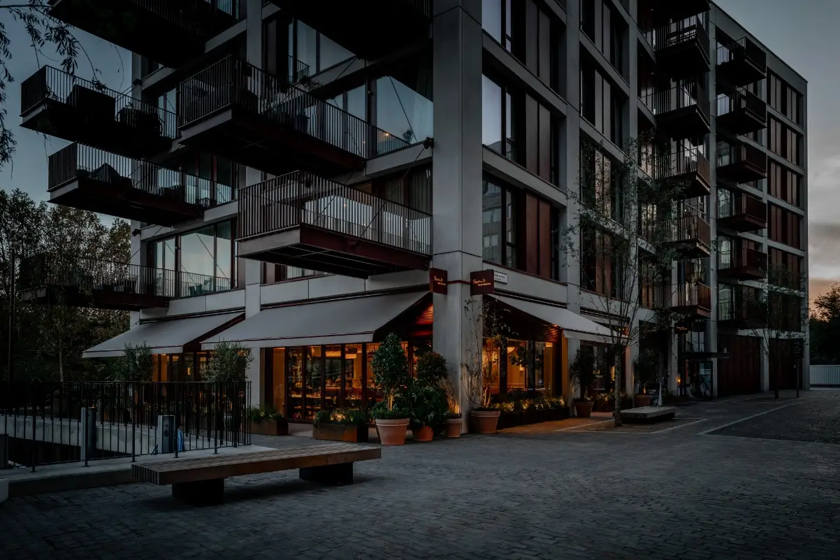 Sam's Waterside restaurant at The Brentford Project