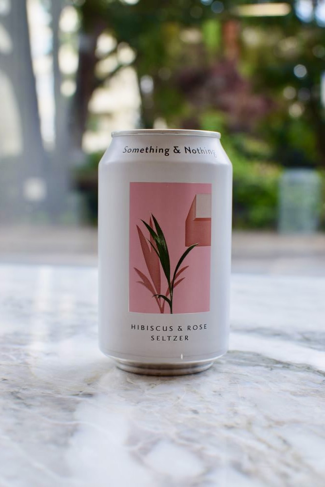 Something & Nothing Hibiscus & Rose Seltzer