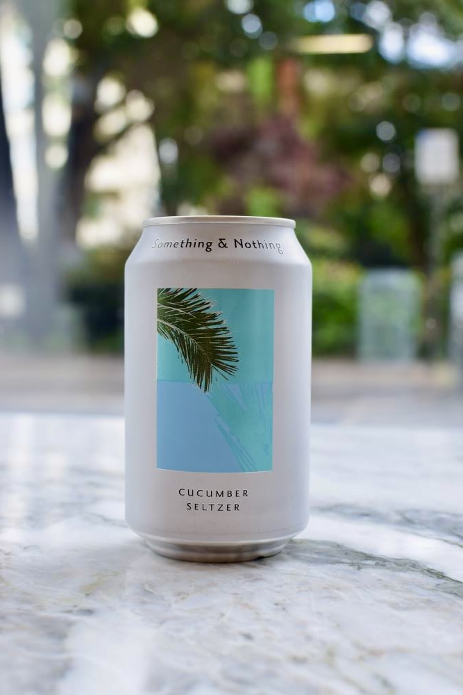 Something & Nothing Cucumber Seltzer