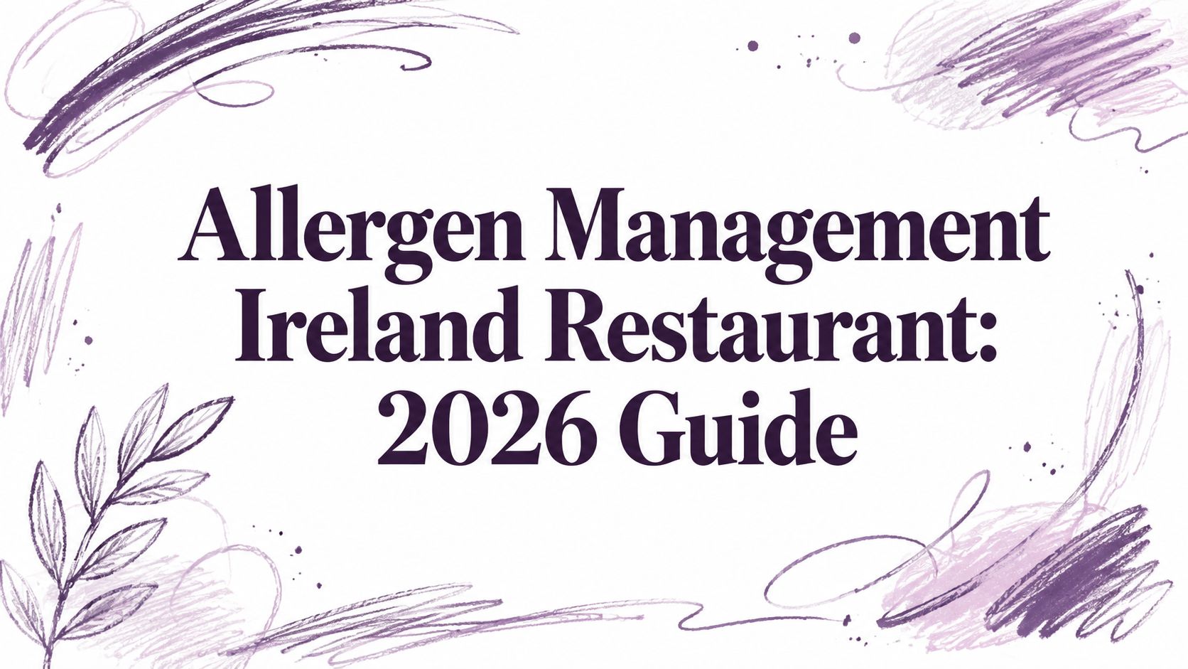 Allergen Management Ireland Restaurant: 2026 Guide