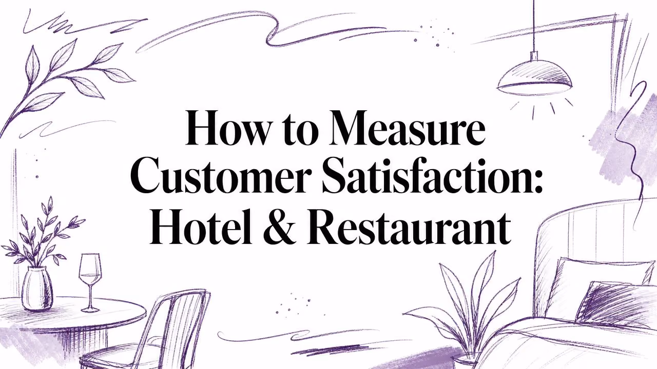 How to Measure Customer Satisfaction: Hotel & Restaurant