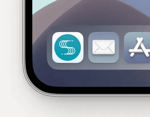 A close up of a cell phone with icons on it.