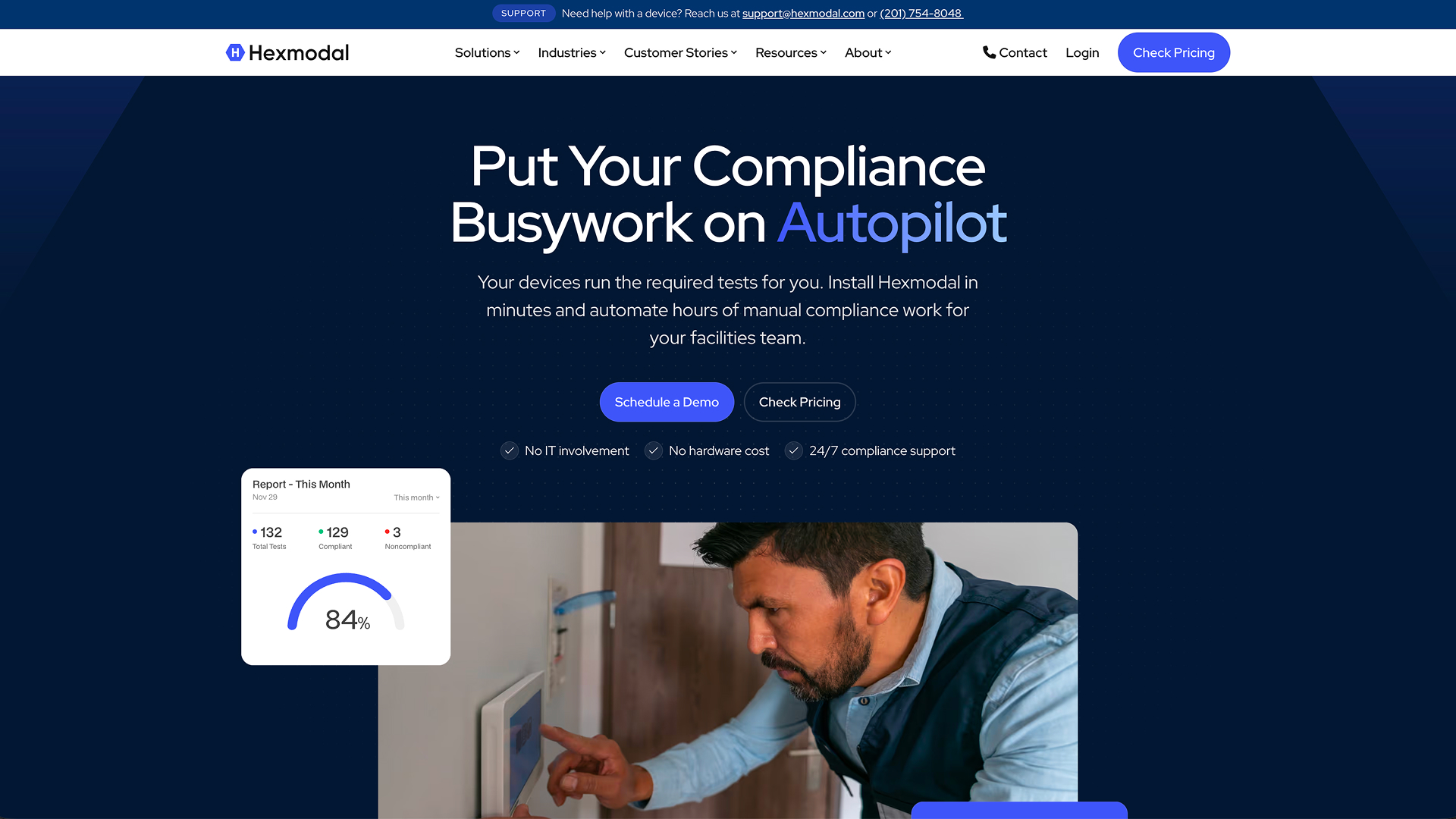Client Work Desktop Website Screenshot 1