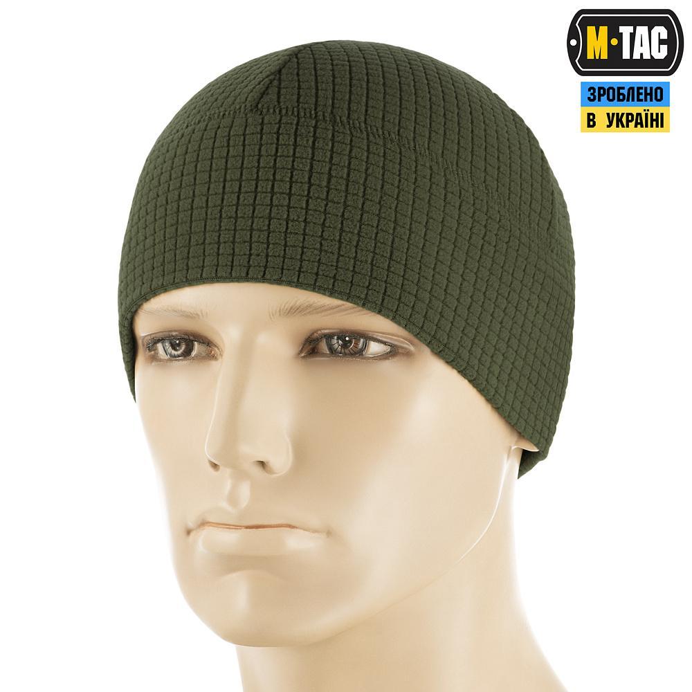 M-TAC ШАПКА-ПІДШОЛОМНИК ФЛІС РІП-СТОП ARMY OLIVE