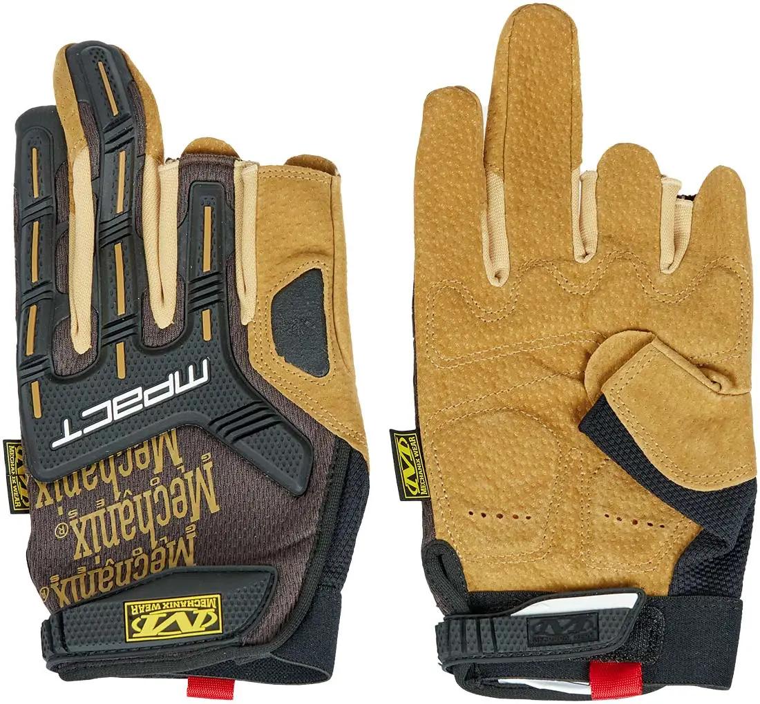 Рукавички Mechanix M-Pact Framer Leather Brown