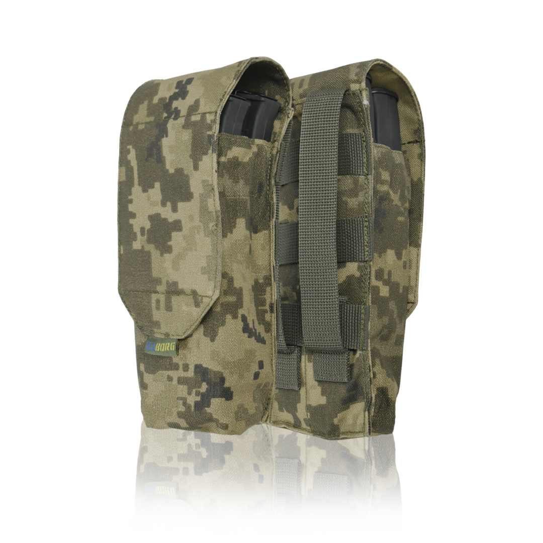 Тактичний підсумок під 2 магазина KIBORG GU Double Mag Pouch Pixel