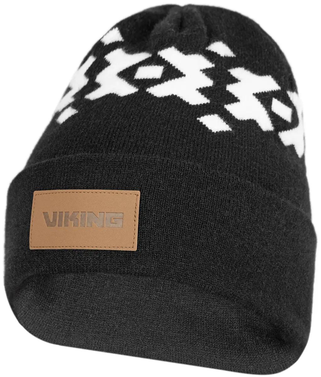 Шапка Viking Fishing Ornament Black-white