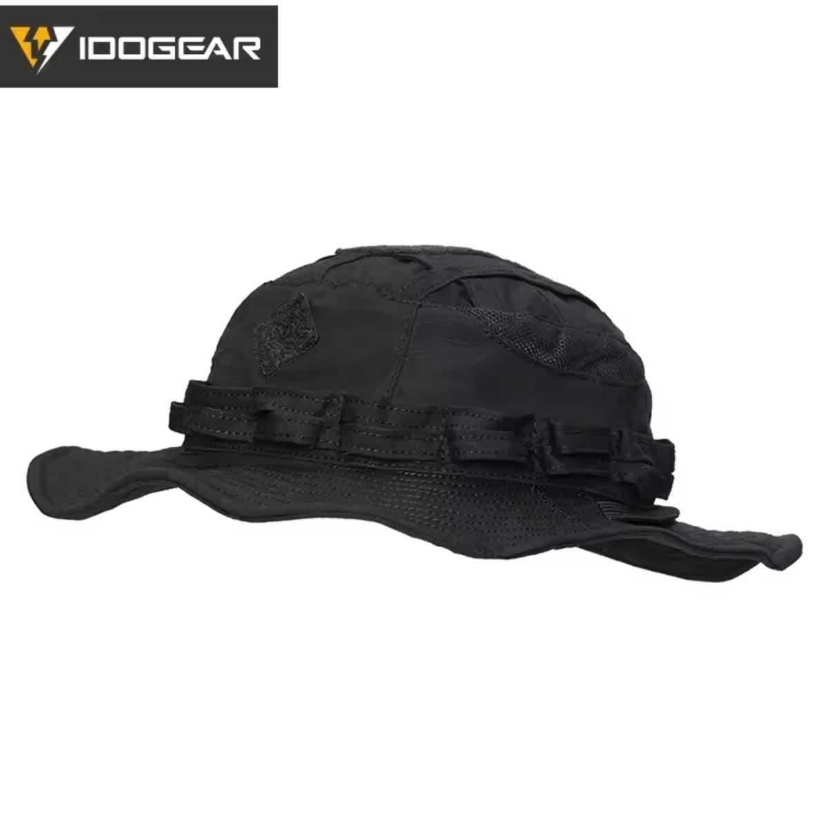 Панама IDOGEAR Boonie Hat Jungle Sun Hats Black