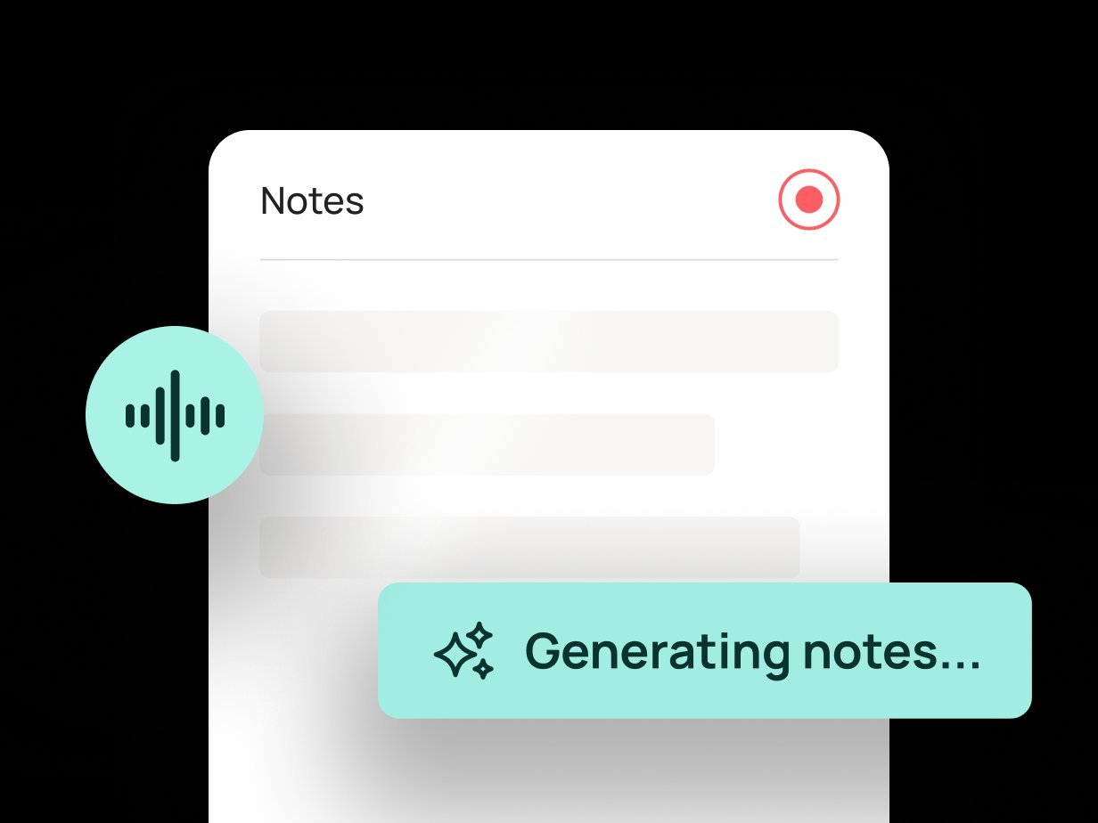 Chairsyde voice AI transcription
