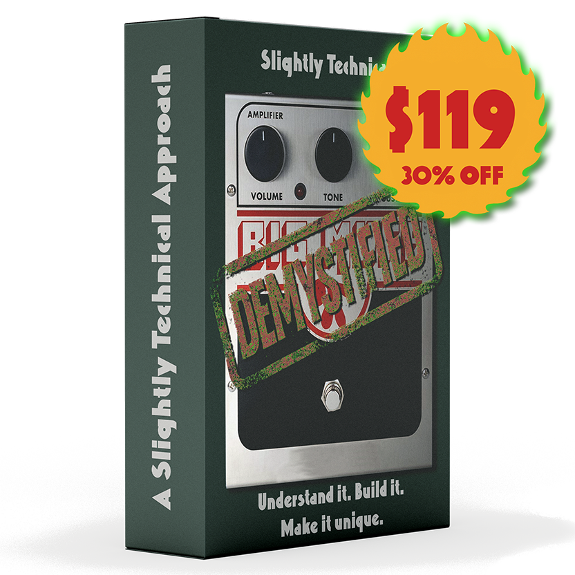 Big Muff Pi DIY Guitar Pedal Design Course Box Set – Learn to Build and Mod Pedals from Schematic to Solder