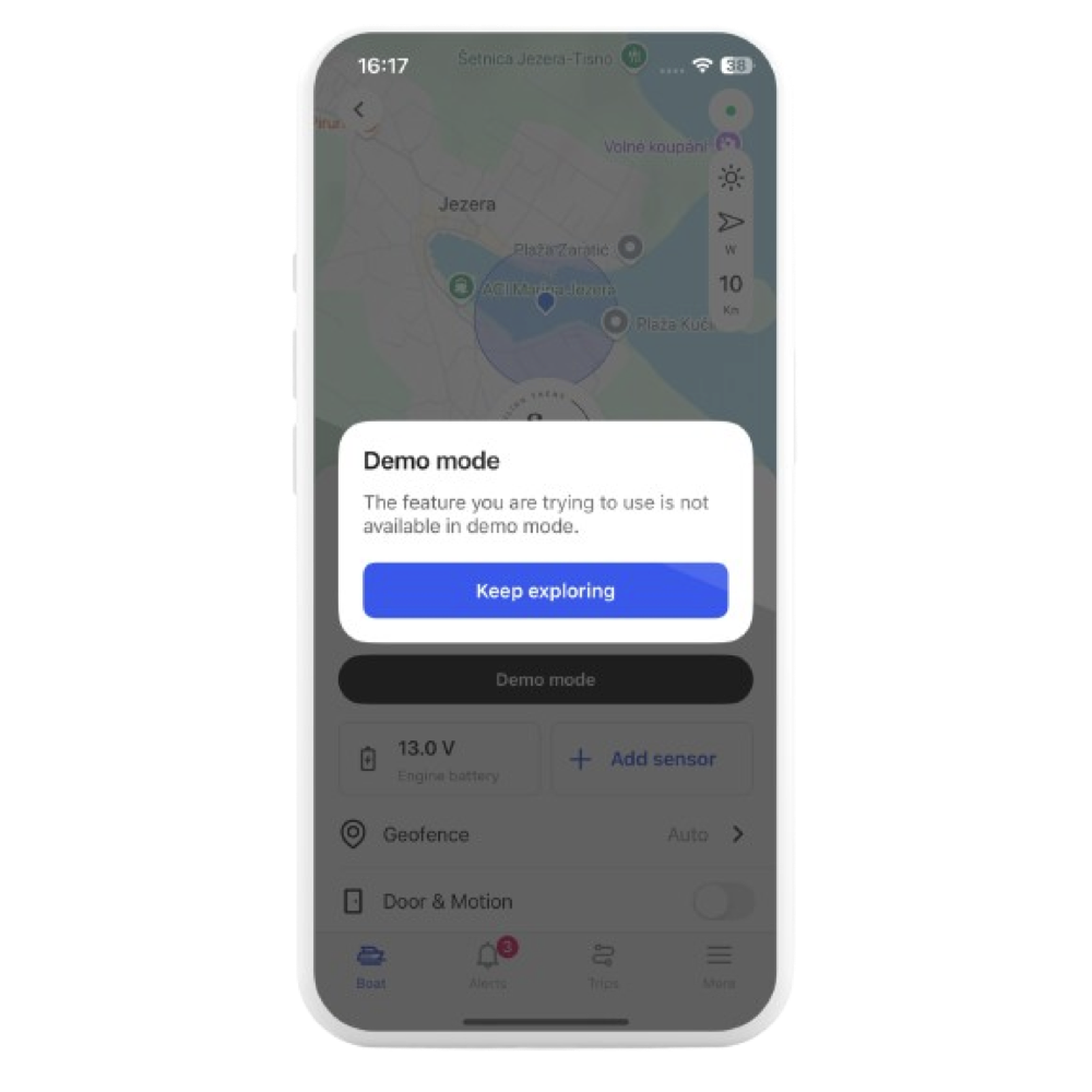 Sentinel GO app