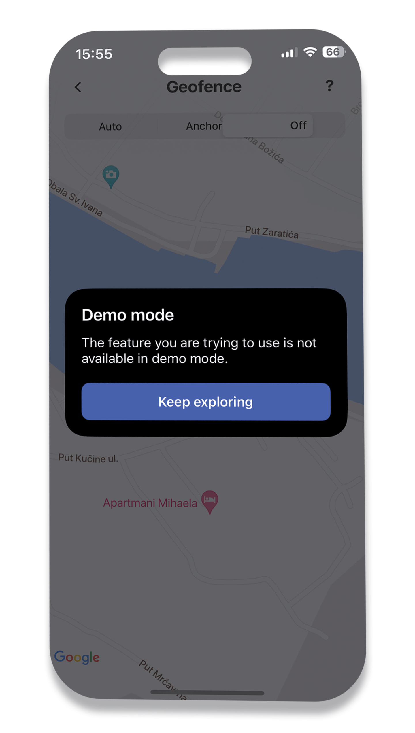 Sentinel GO app