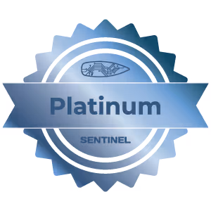 Sentinel Platinum certified partner badge