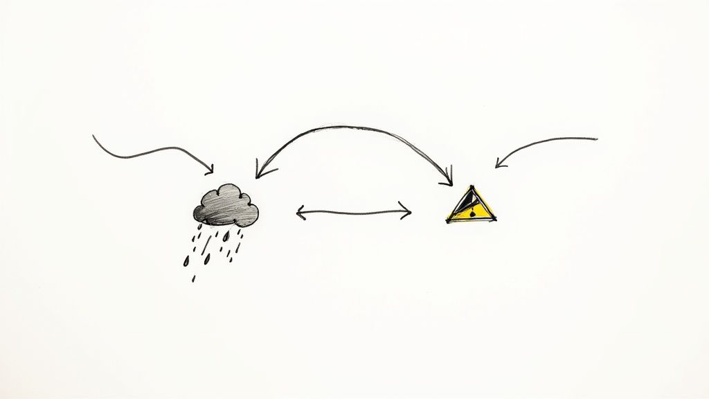Diagram illustrating the decision-making process in a Risk Avoidance Strategy