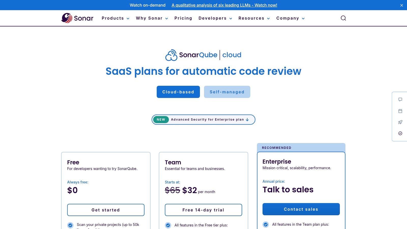 SonarQube Cloud (Sonar)