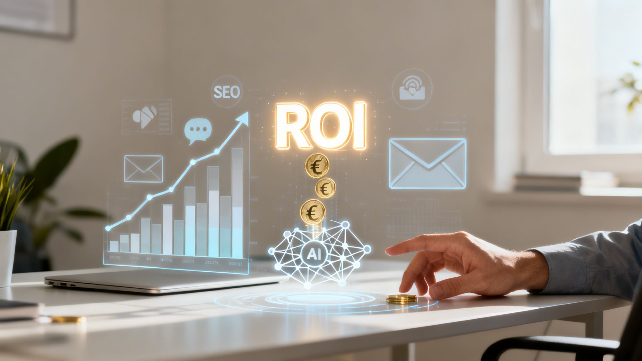 ROI marketing: La guía para calcularlo y multiplicarlo con visibilidad en IA