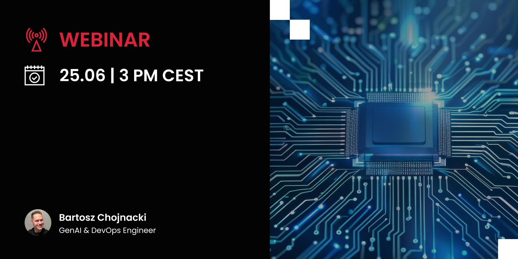 Webinar cover on infinite memory in AI technology