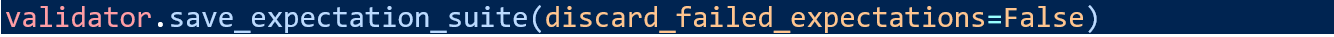 Data quality checks and expectations in Great Expectations framework