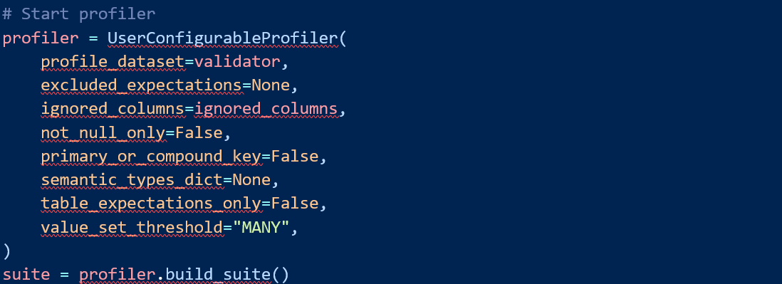 Data validation workflow using Great Expectations framework