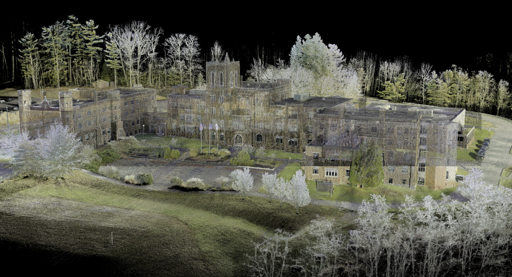 Laser scan data of the Maine Criminal Justice Academy