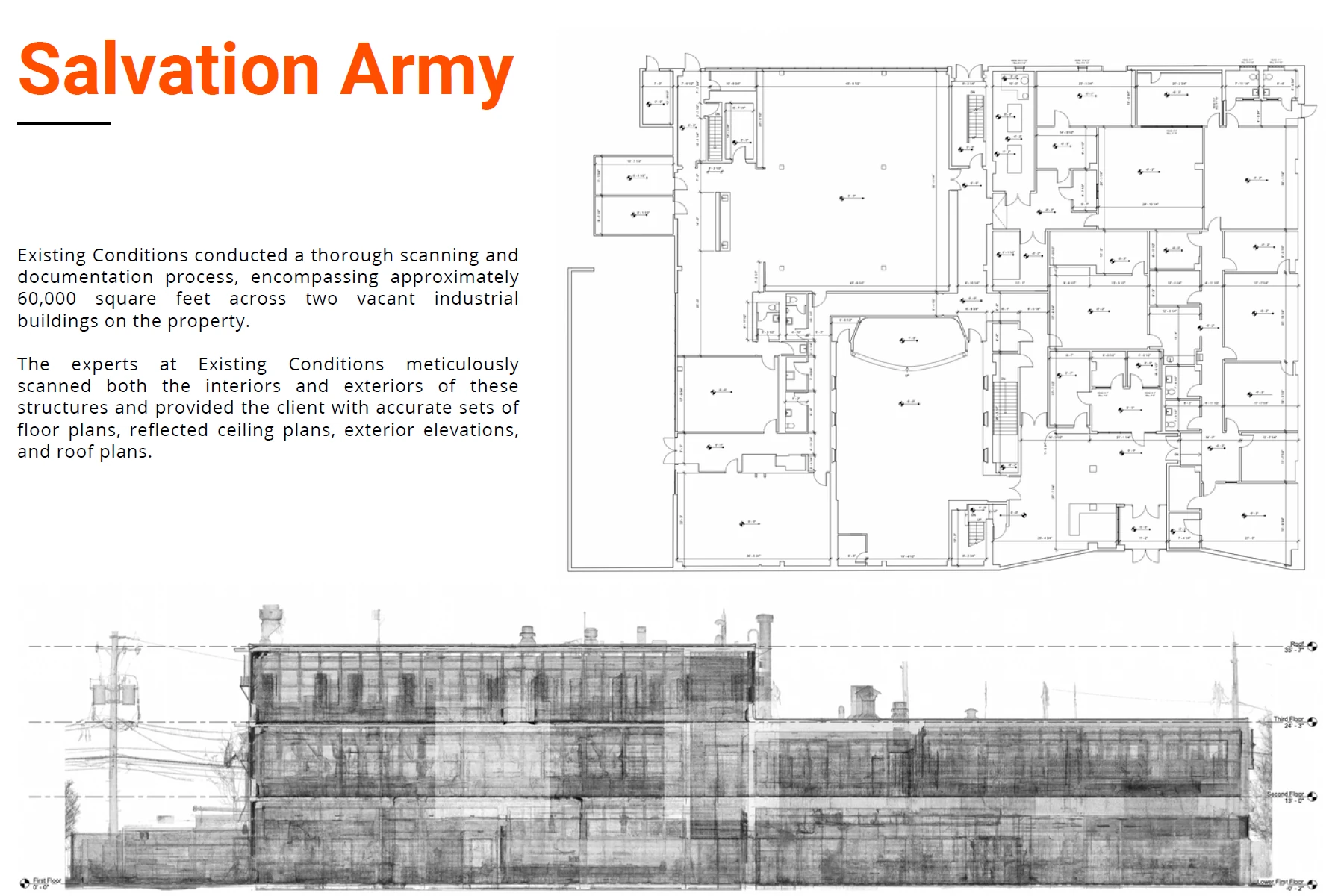 3D laser scanning The Salvation Army