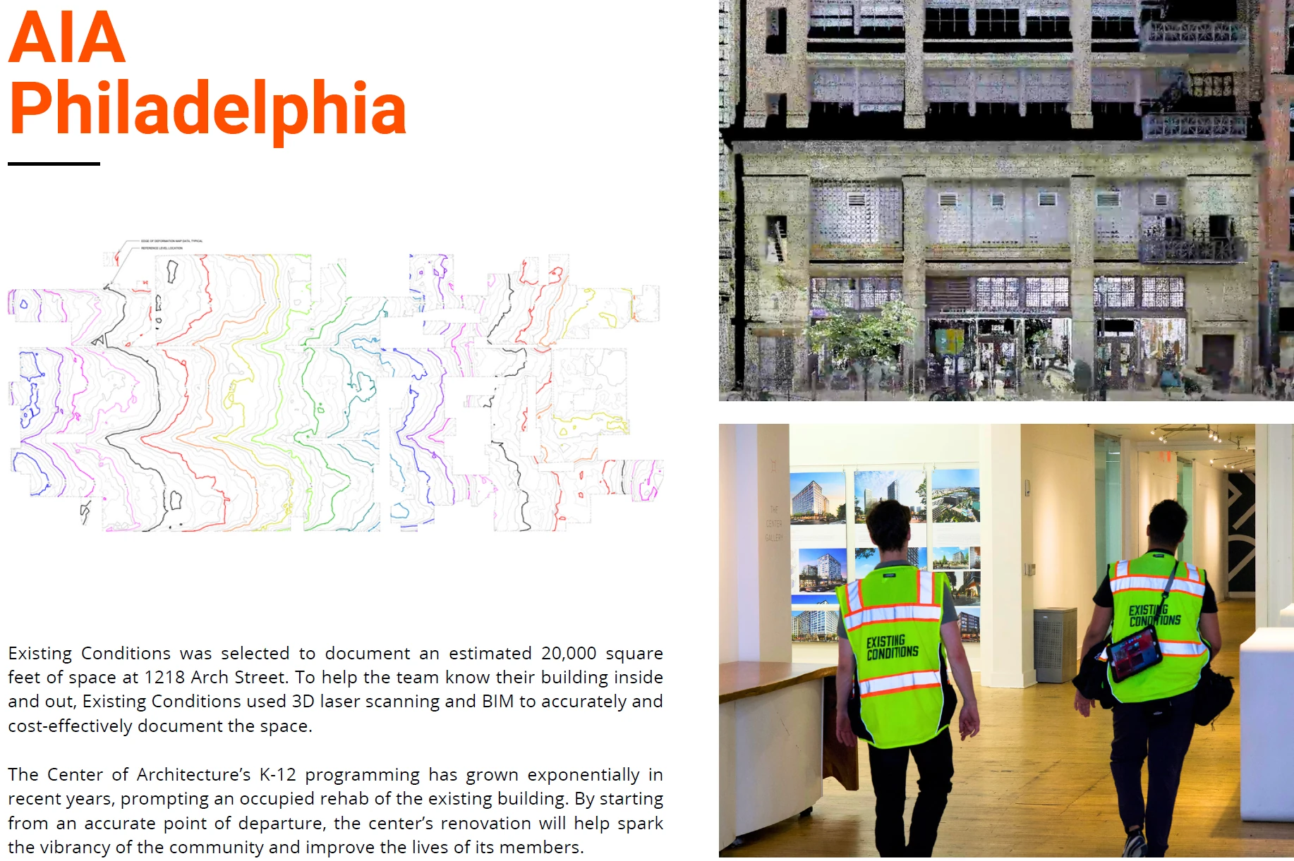 3D laser scanning AIA Philadelphia