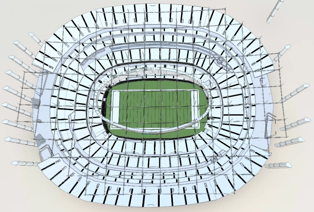 3D Laser Scanning SoFi Stadium