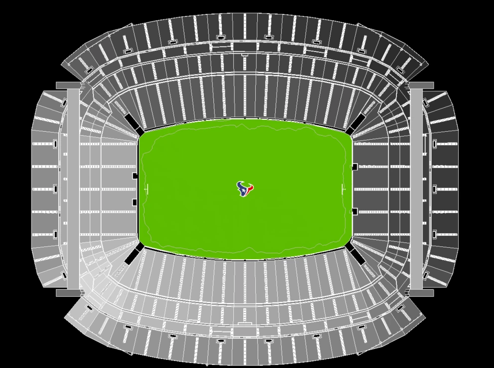 3D BIM Model of Houston Texans NRG Stadium