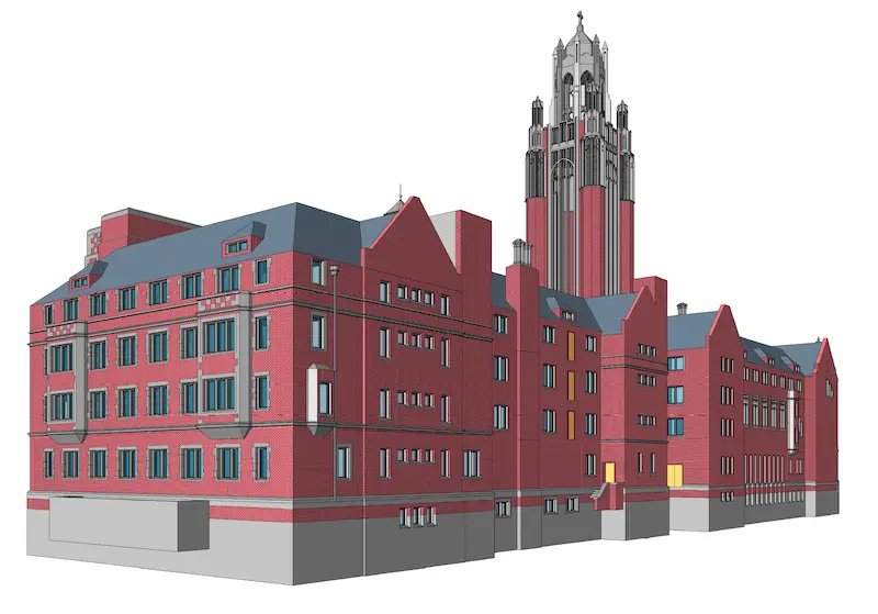 Existing Conditions created a precise BIM model of the NY Stock Exchange.