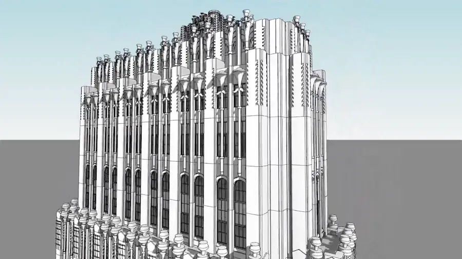 Existing Conditions created a precise BIM model of the NY Stock Exchange.