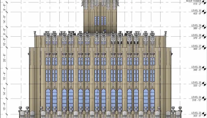 Existing Conditions created a precise BIM model of the NY Stock Exchange.