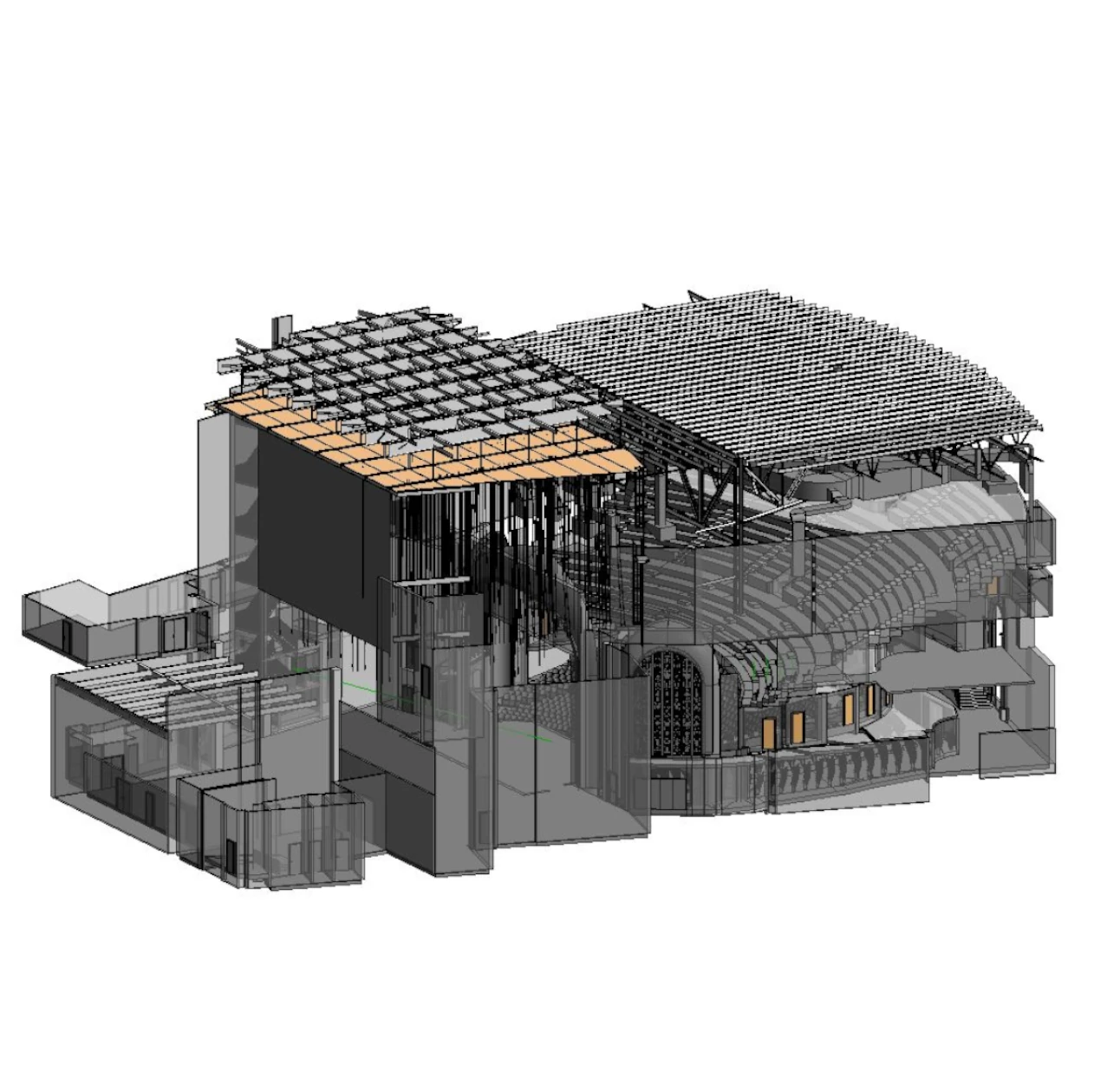 Existing Conditions created a precise BIM model of the NY Stock Exchange.