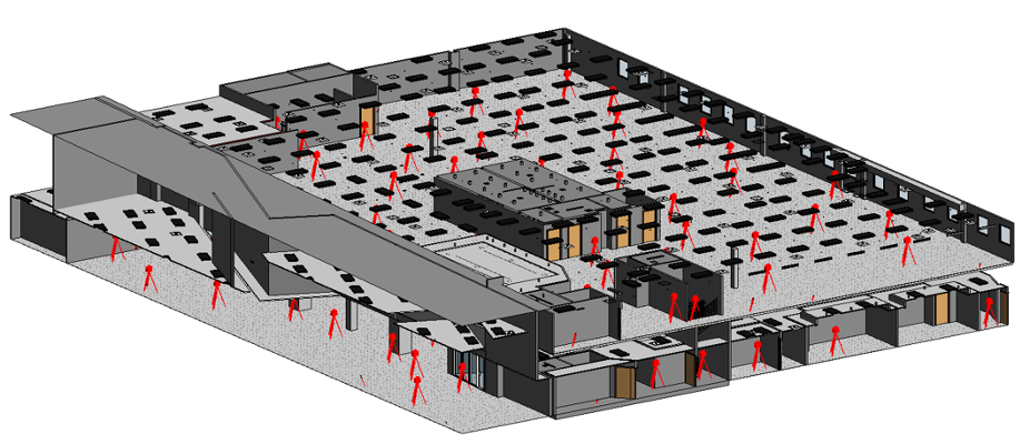 Existing Conditions created a precise BIM model of the NY Stock Exchange.