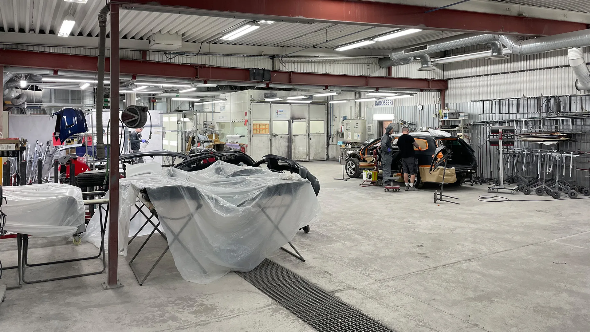 Halmstad Billackerings skadeverkstad i Halmstad.